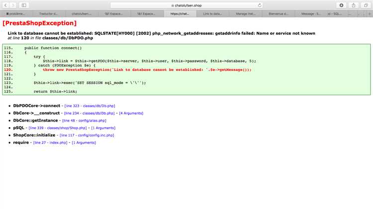 Битрикс ошибка Mysql connect error: (2002) No such file or directory (400)?